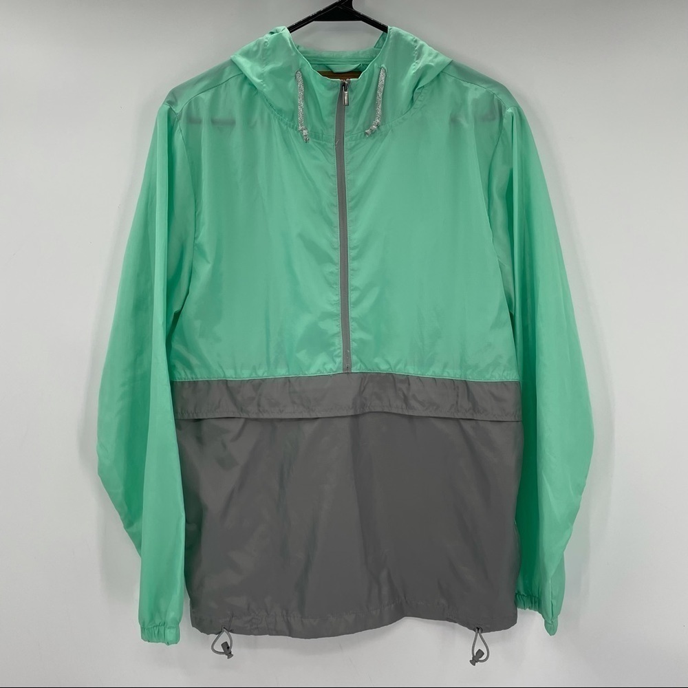 Red Camel Mint Green & Grey Windbreaker